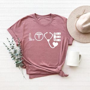 Love Nurse Shirt, Nurse T-shirt, Nurse Tees, Unisex, Cute Nurse Shirts, Nurses Week Gift, Nurse Appreciation Gift, Nurse Gift Idea
