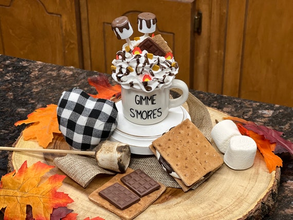 S'mores Stainless Steel Mugs - Graham Marshmallow