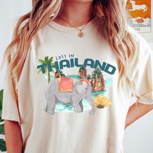 Lost in Thailand T-Shirt | Thailand Holiday Shirt | Thai Shirt | Bangkok Thailand | Thai Lover Shirt | Traveller Shirt