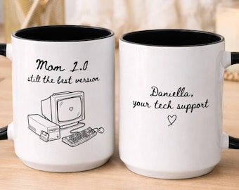 Funny Mug for Mom Coffee Mug Custom Design Coffee Cup Personalized Gift for Mother Present From Daughter Son Gift Great Grandma Humor Mug