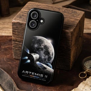 Artemis II mobilskal NASA rymdprogram smartphone-fodral Raketuppskjutningsfodral Samsung Iphone 13 14 15 16 17 skal Tufft fodral Examenspresent