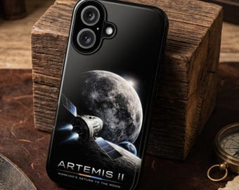 Artemis II mobilskal NASA rymdprogram smartphone-fodral Raketuppskjutningsfodral Samsung Iphone 13 14 15 16 17 skal Tufft fodral Examenspresent