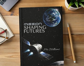 Teacher Gift Memory Journal Classroom Quote Notebook Space Theme Artemis Gift Idea Moment Keeper Personalized Educator Teaching Log Student