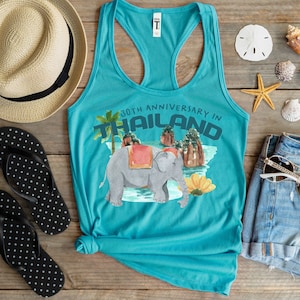Thailand Elephant Tank Top: Jubiläum Geschenk