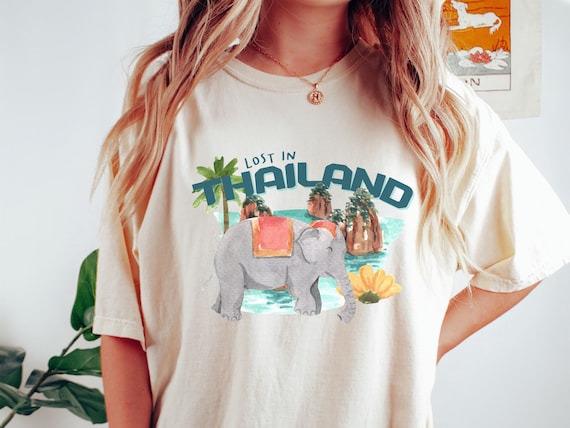 Lost in Thailand T-shirt Thailand Holiday Shirt Thai Shirt - Etsy