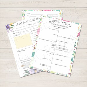 May include: A printable worksheet with a floral design. The worksheet is titled "A Girl Israelite" and includes sections for "Year", "Name", "Childhood", "Adult Age", "Difficulties", "Good Qualities", "How to Apply It", and "Questions to Ask".