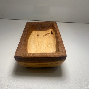 Wood Dough Bowl, Rustic Farmhouse, candle bowl, table centerpiece, Handmade
