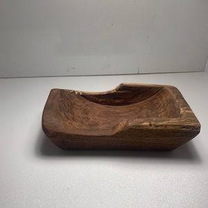 Hand carved Dough bolw, table centerpiece, farmhouse decor