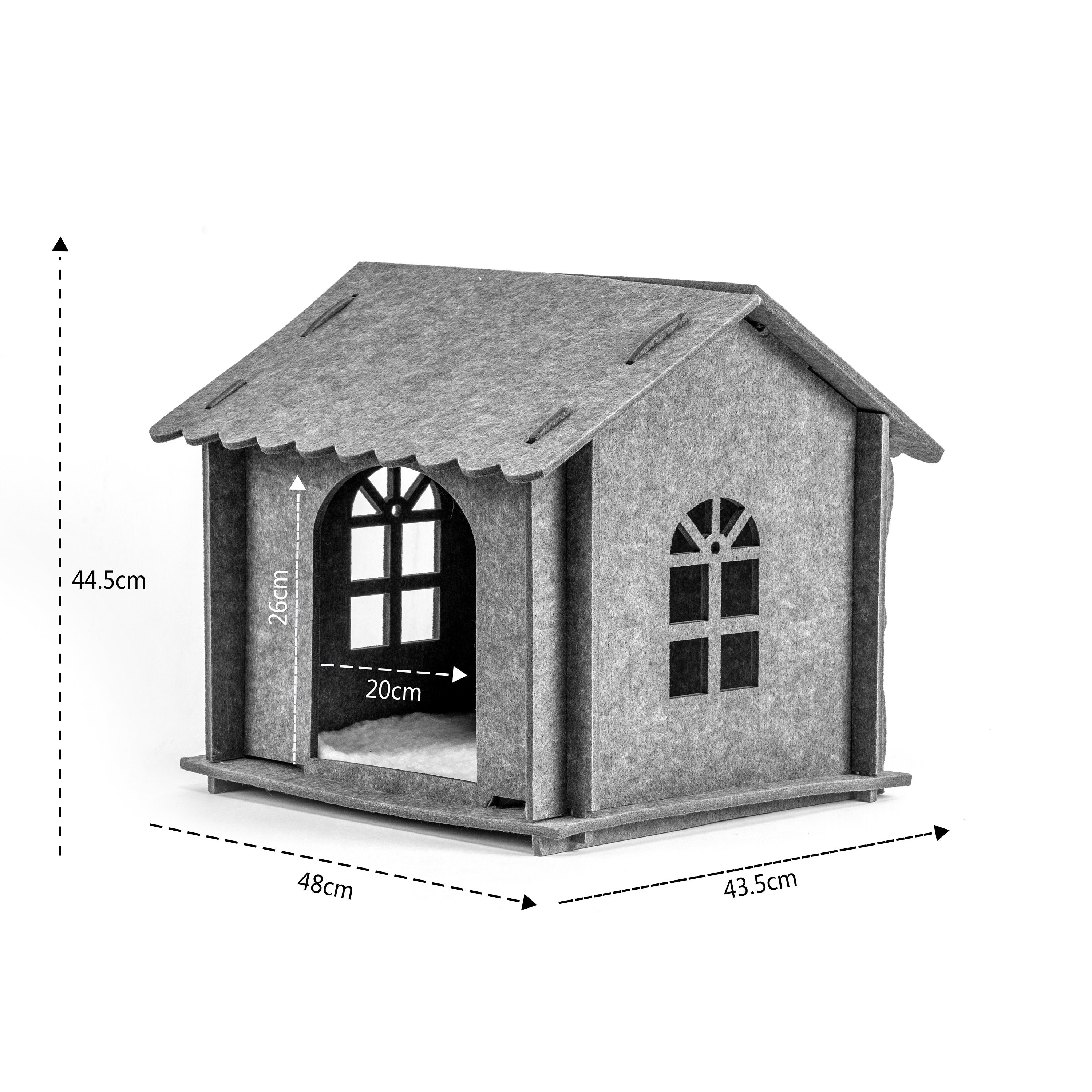 Pet House Cat /small Dog House Cat Cave Kennel With Cushion Etsy