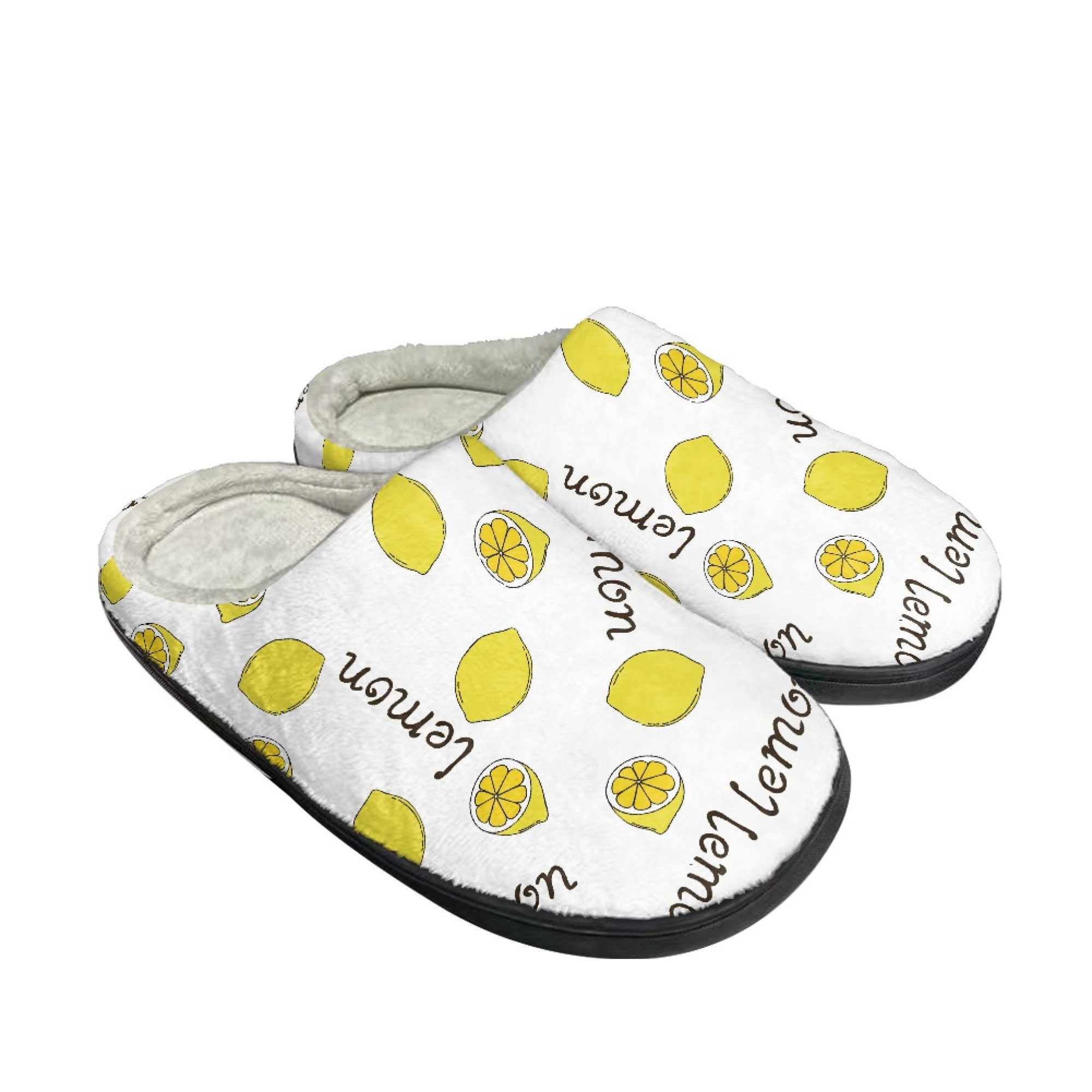 Lemon Slippers - Etsy UK
