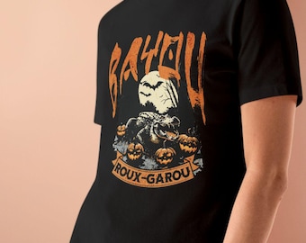 Bayou Roux Garou Halloween Shirt: Women's Cajun Alligator Graphic Tee