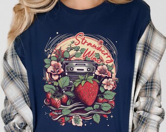 Strawberry Wine T-shirt: Retro Country Music Festival Tee