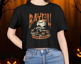 Bayou Roux Garou Halloween Tee: Cajun Alligator Werewolf Costume