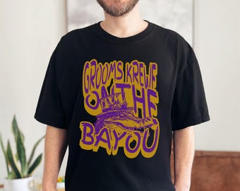 Grooms Krewe Alligator T-Shirt: Cajun Bachelor Party, NOLA