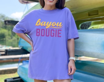 Bayou Bougie Comfort Colors Tee: Louisiana Southern Girl Shirt