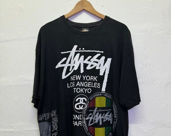 アイドル Stussy Laura Tee Black L Stüssy: Laura T-Shirt (Black) | DSML E-SHOP