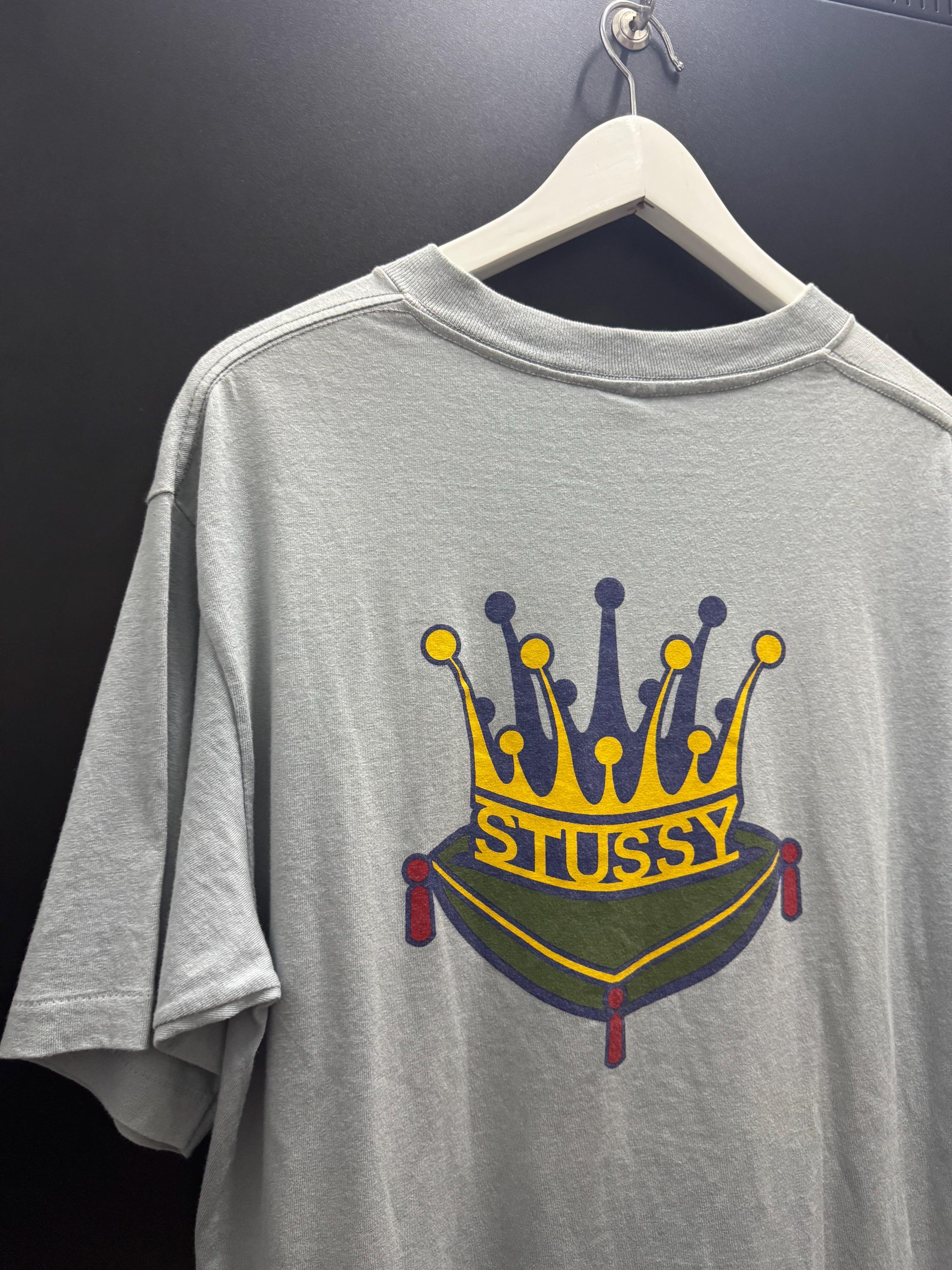 Vintage 90s Stussy Crown Rare Logo White Tag Single Stitch - Etsy
