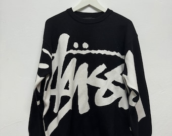 Stussy Knitwear Stock Sweater Big Signature