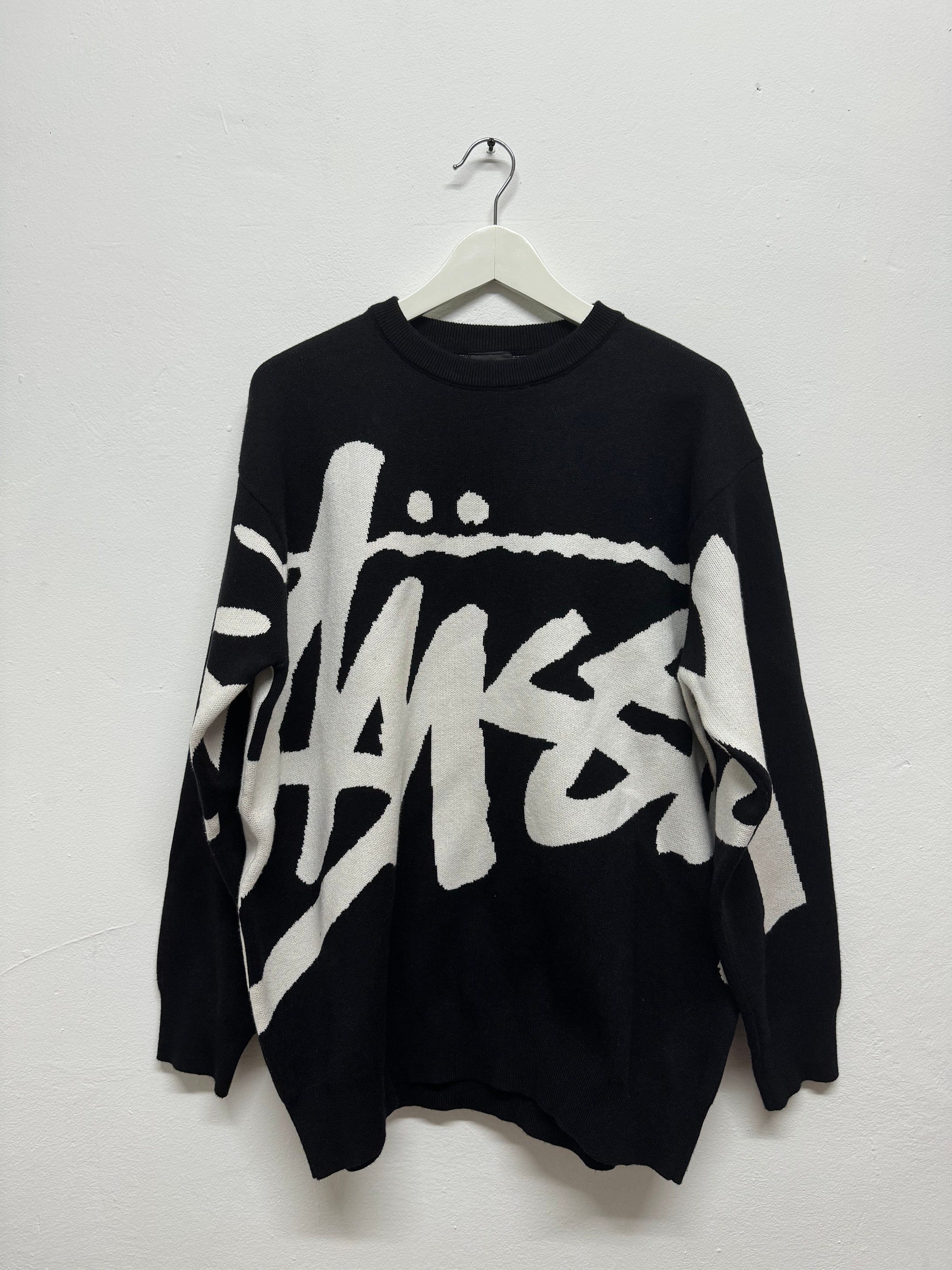 Stussy Knitwear Stock Sweater Big Signature - Etsy Stussy Knitwear Stock Sweater Big Signature - Etsy