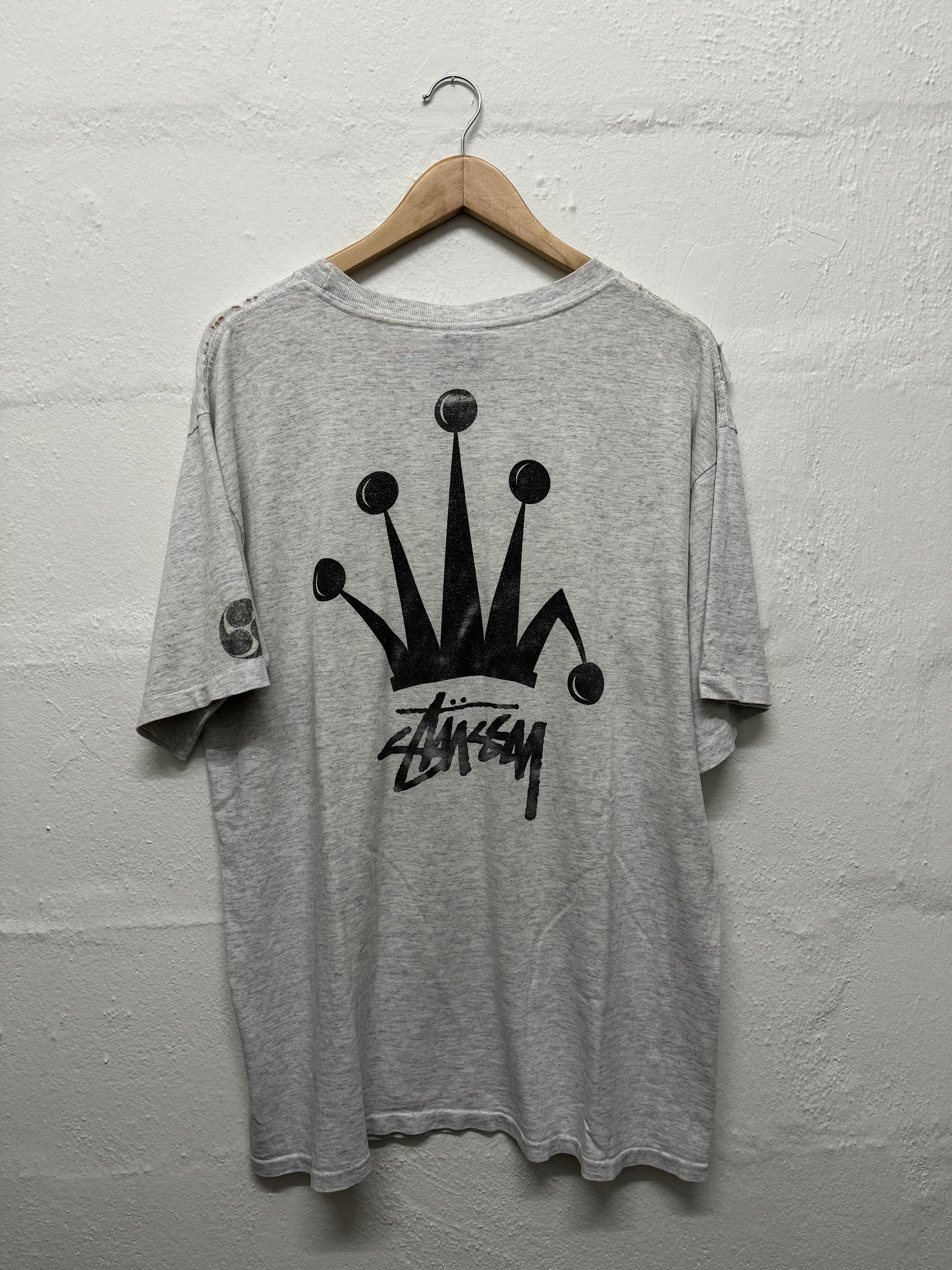 Vintage 80s Stussy Old Crown Distressed Rare Stussy Design Vintage 80s Stussy Old Crown Distressed Rare Stussy Design