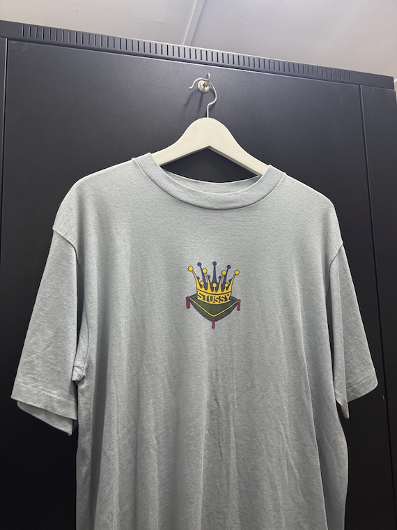 Vintage 90s Stussy Crown Rare Logo White Tag Single Stitch - Etsy