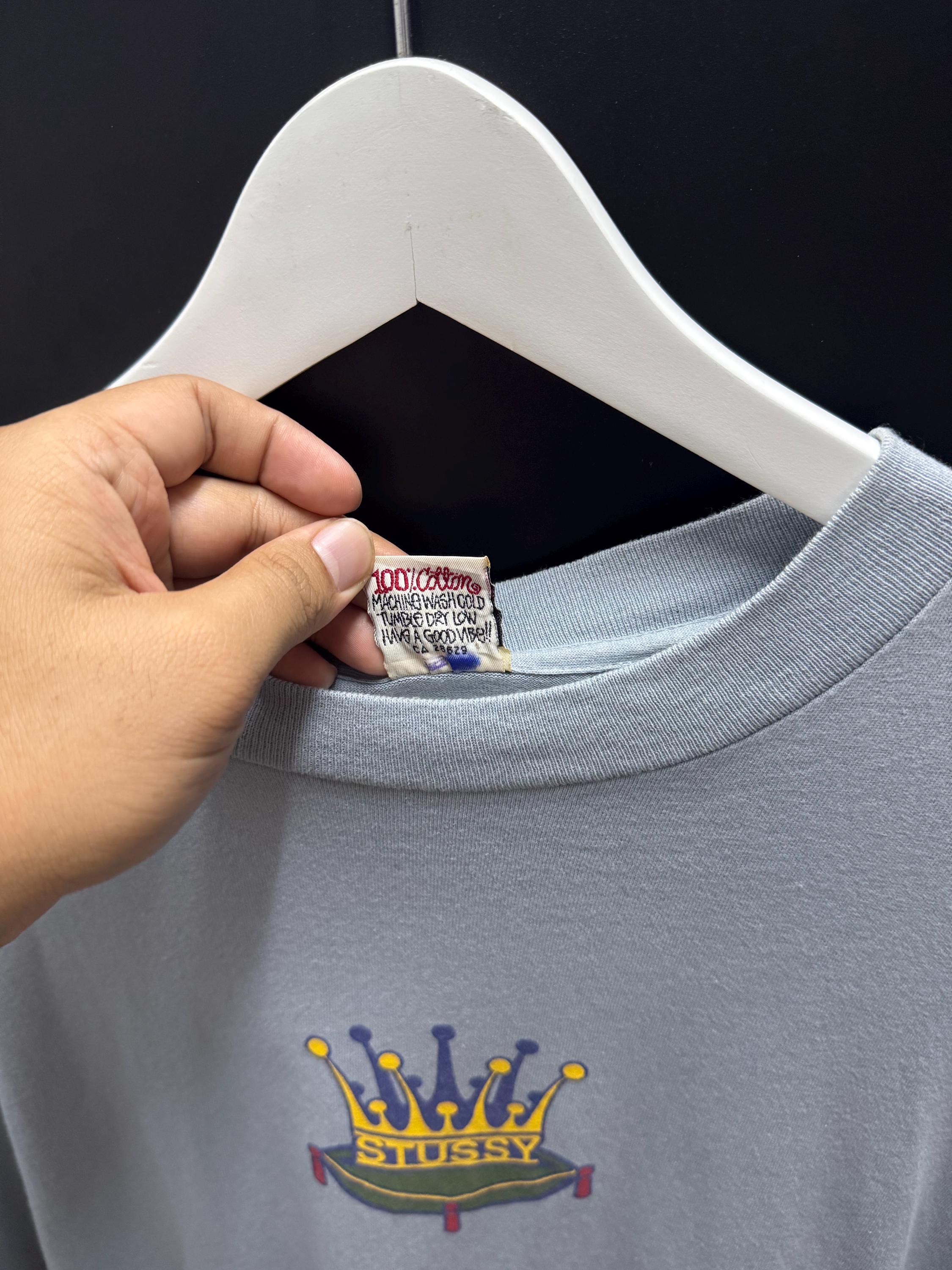 Vintage 90s Stussy Crown Rare Logo White Tag Single Stitch - Etsy
