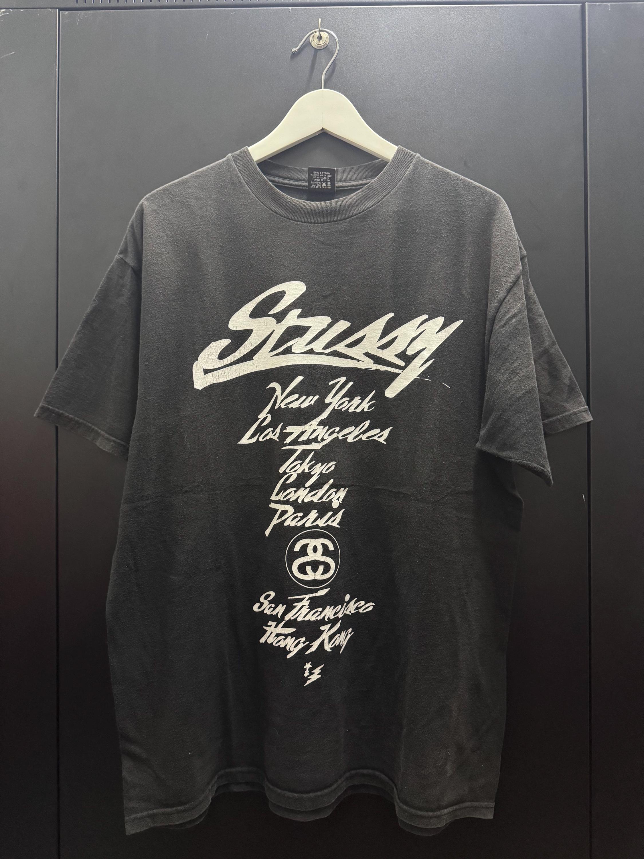 90s 希少 アメリカ製 stussy wtaps ステューシー ダブルタップス コラボ tシャツ 稲妻 サンダー size M グラフィック SK8THING 90s STUSSY❌️WTAPS VINTAGE⁄\" USA製 表記S 公式通販