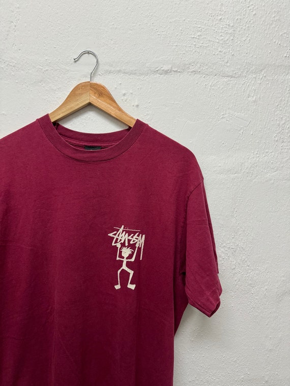 Vintage 80s Stussy Stickman Shadowman Ragamon Rare Old Vintage 80s Stussy Stickman Shadowman Ragamon Rare Old