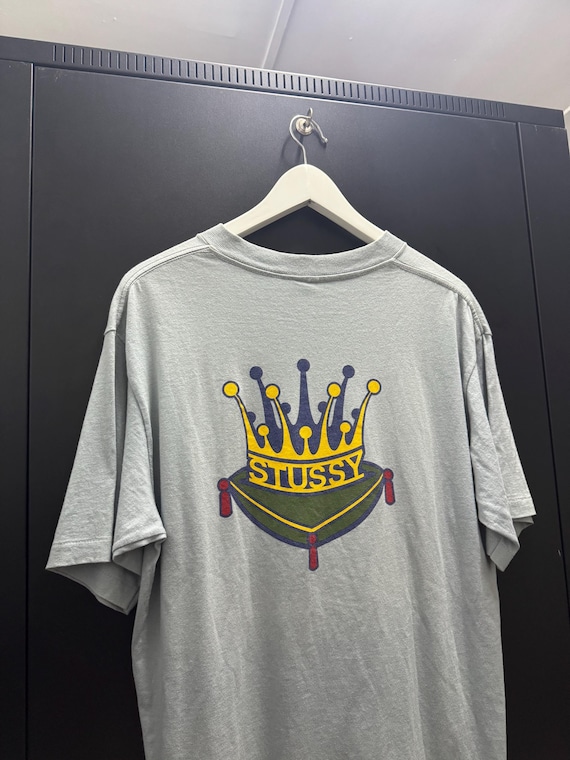 Vintage 90s Stussy Crown Rare Logo White Tag Single Stitch - Etsy