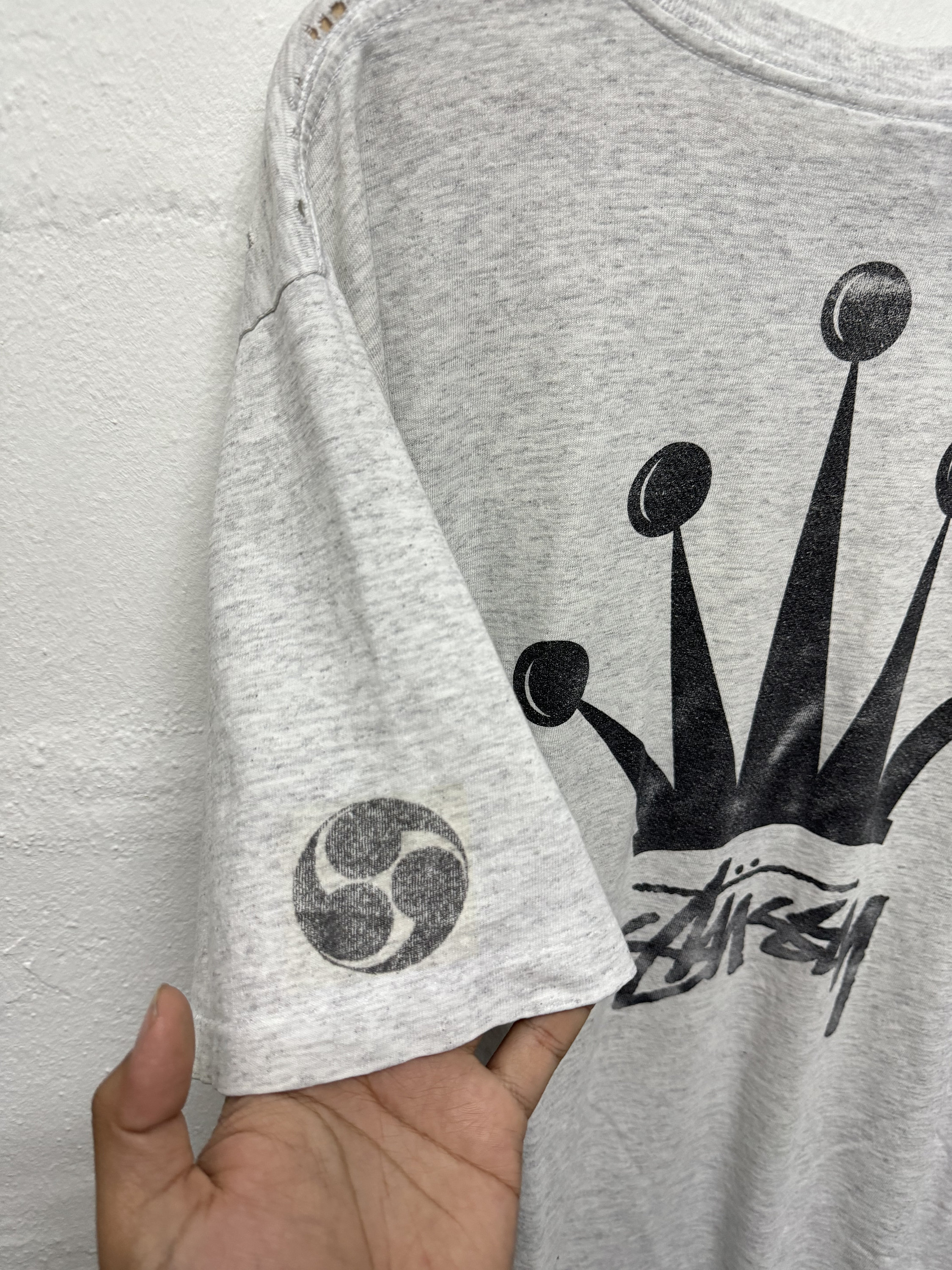 Vintage 80s Stussy Old Crown Distressed Rare Stussy Design Vintage 80s Stussy Old Crown Distressed Rare Stussy Design
