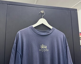 Vintage 90s STUSSY Usa Stusnics Tee / Parody Technics / Extra
