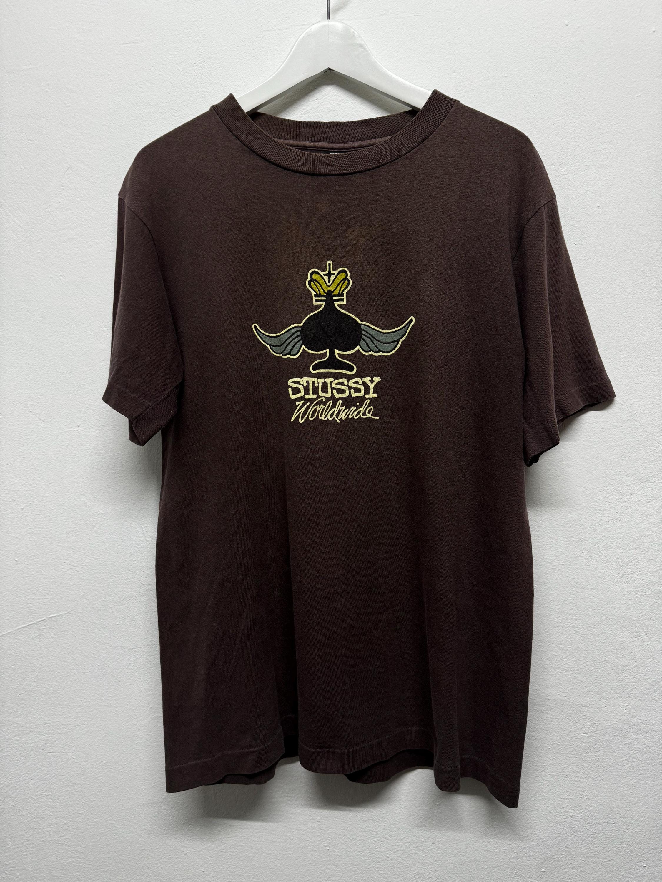 Vintage 80s Stussy Worldwide Spade Single Stitch - Etsy
