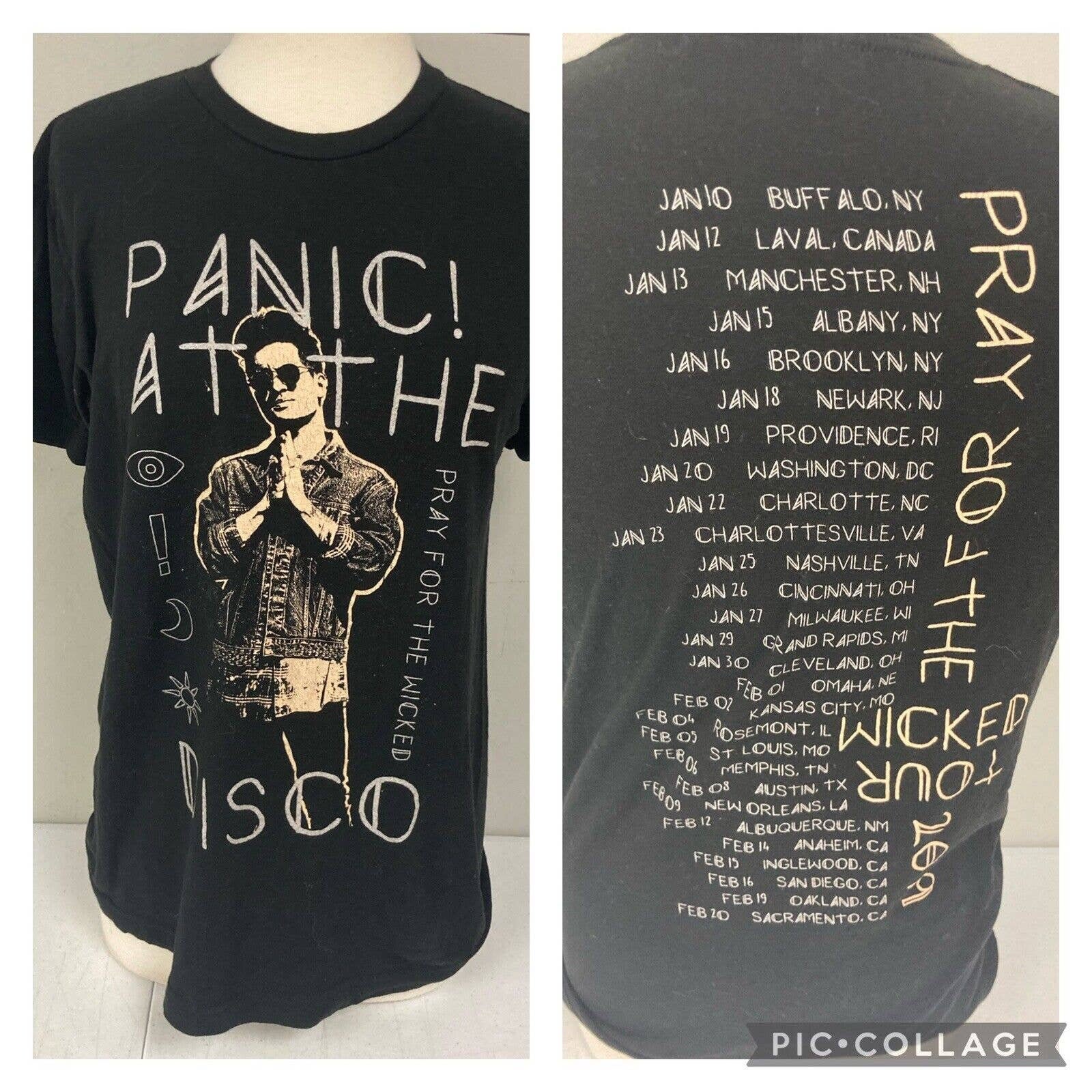 Panic at the disco tour sale shirt 2019