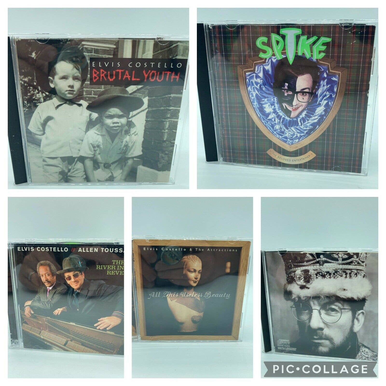 Elvis Costello 5 CD Lot Spike Brutal Youth Show Useless Beauty - Etsy