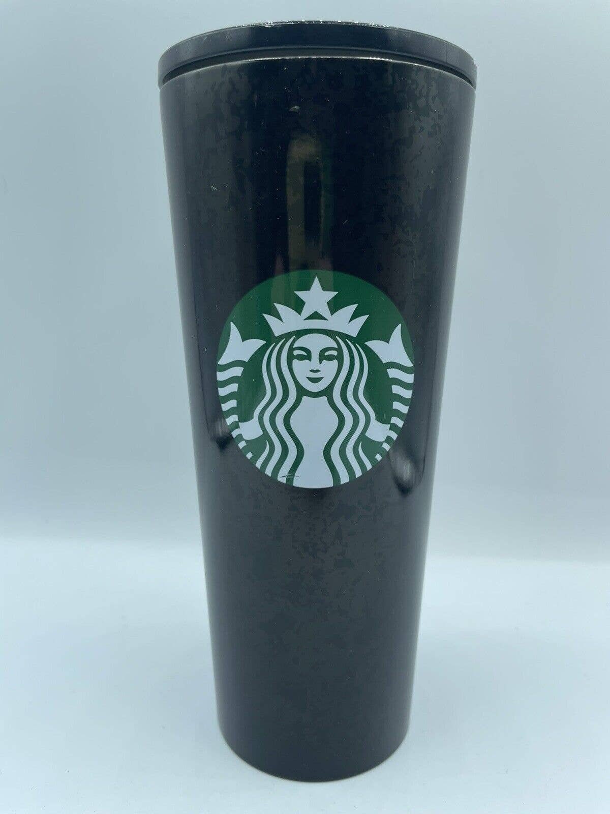 Starbucks Vacuum Insulated Stainless Steel Flip Top Tumbler 16 oz.White &  Green