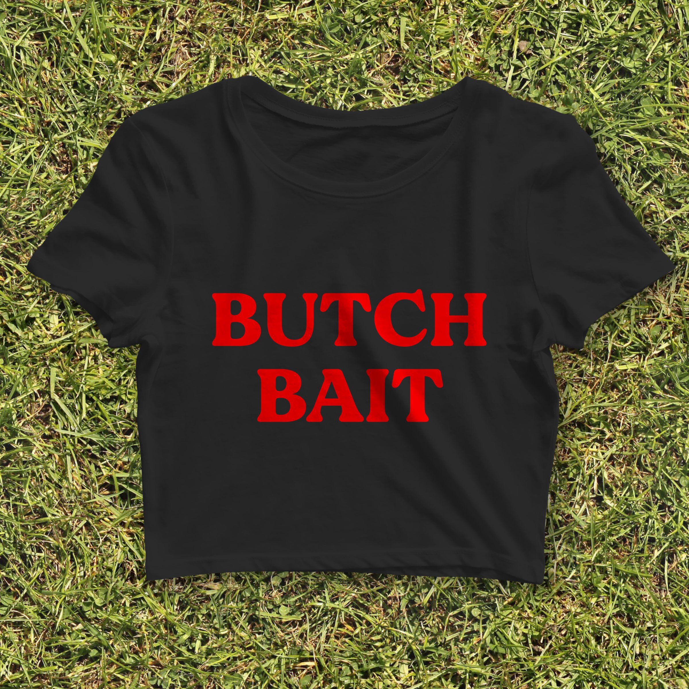Butch Bait Crop Top Custom Shirt Aesthetic 2000s Shirt Etsy