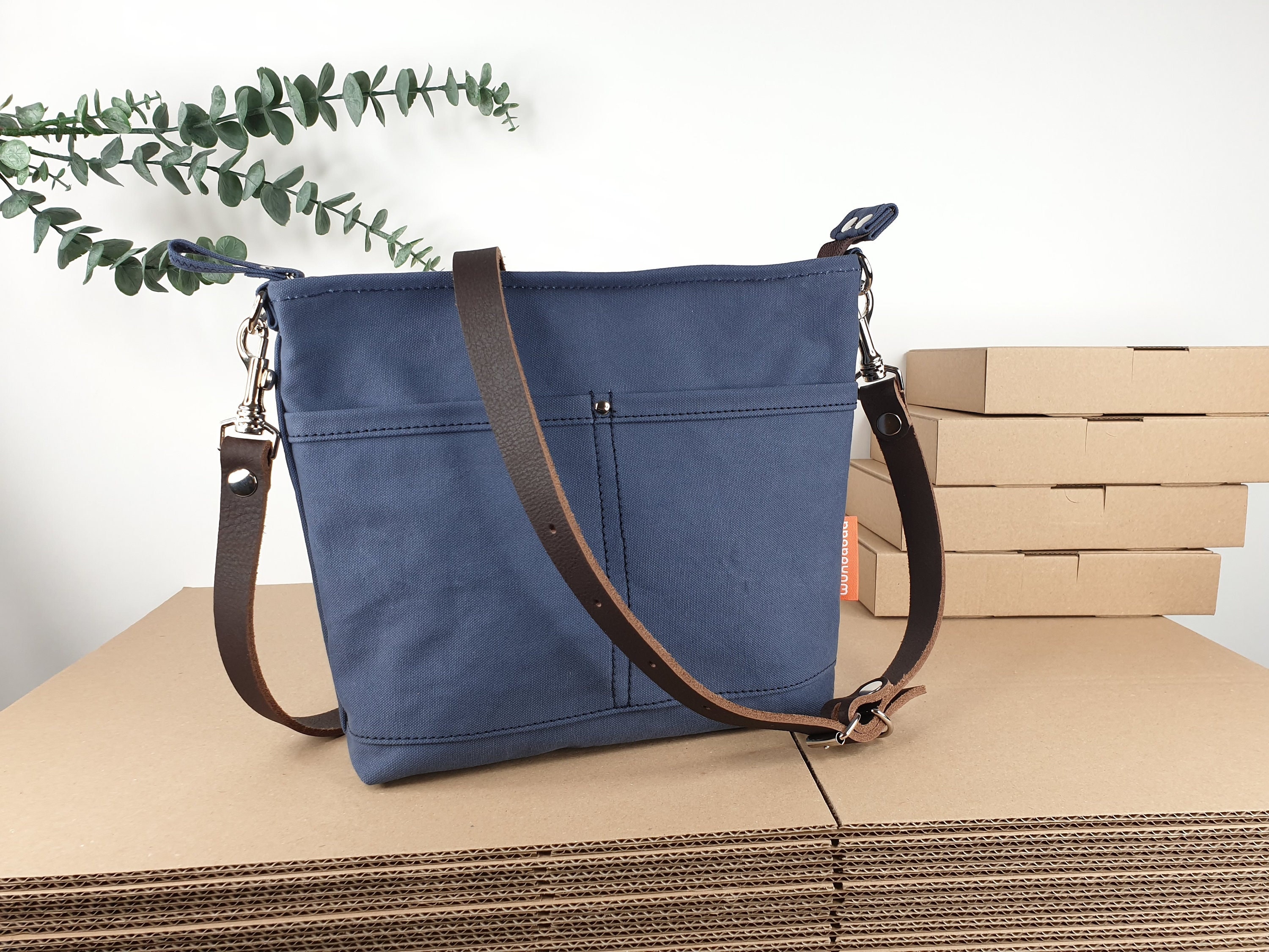 Bag with canvas strap sale