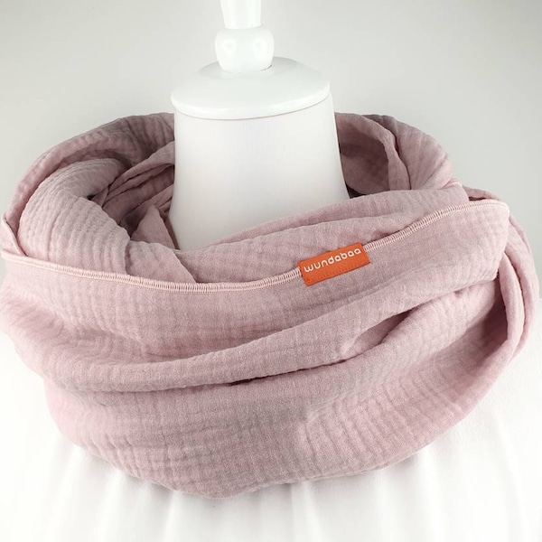 MUSSELIN LOOP, muslin scarf, infinity scarf, high quality scarf made of muslin unisex, 100% cotton, double gauze!