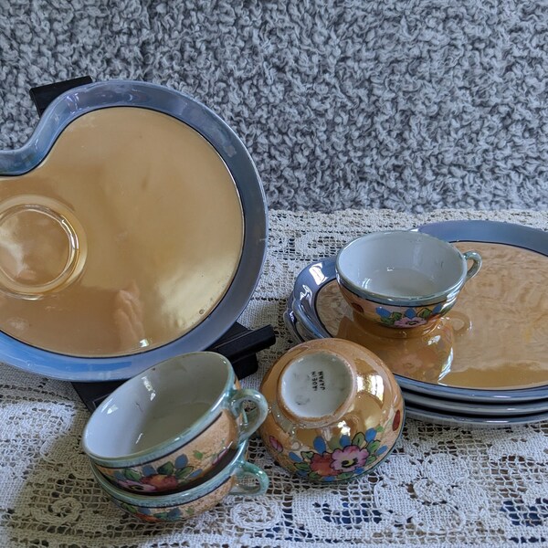 Tea Cup With Snack Plate Etsy