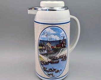 Vintage Noritake Epoch "Pioneer Bay" Thermal Carafe - 1 Liter