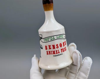 Vintage Benson’s Animal Park Souvenir Bell - New England Roadside Americana