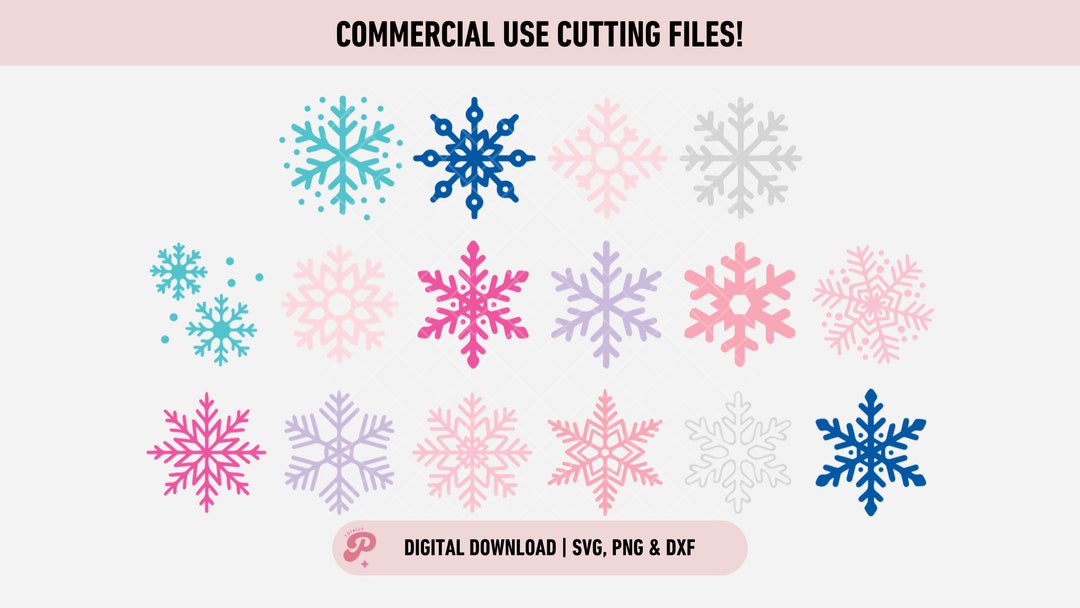 Snowflakes SVG Bundle | Snow, Winter, Christmas, Snowflake | Silhouette ...