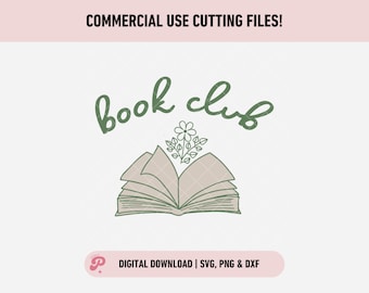 Buchclub SVG | Lesen, Gebucht SVG, Spicy Bücher, Smutty Reader, Bücherwurm, Buchliebhaber | Silhouette Cameo, Cricut DIY | Kommerzielle Lizenz
