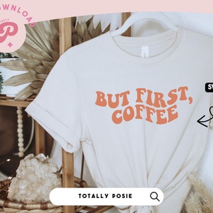 Pero primero, SVG de café / Amante del café, Adicto a la cafeína, SVG de café helado, Vaso de cerveza en forma de lata / Silhouette Cameo, Cricut DIY / Licencia comercial