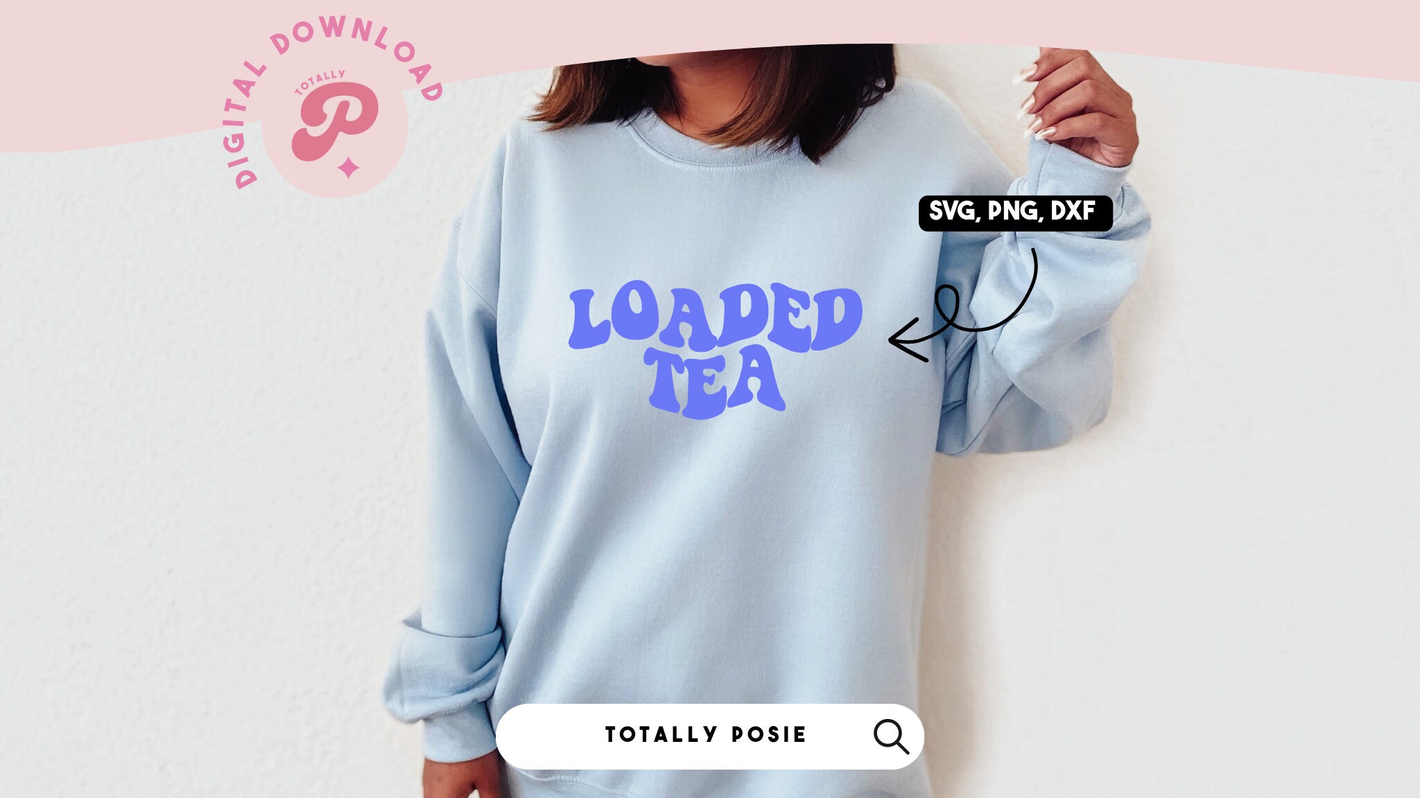 Loaded Tea SVG Loaded Tea Junkie, Retro Loaded Tea Lover, Groovy, Wavy ...