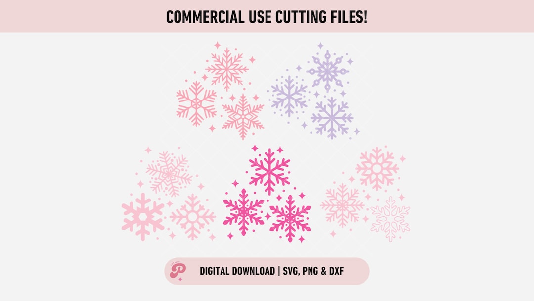 Snowflakes SVG Bundle | Snow, Winter, Christmas, Snowflake | Silhouette ...