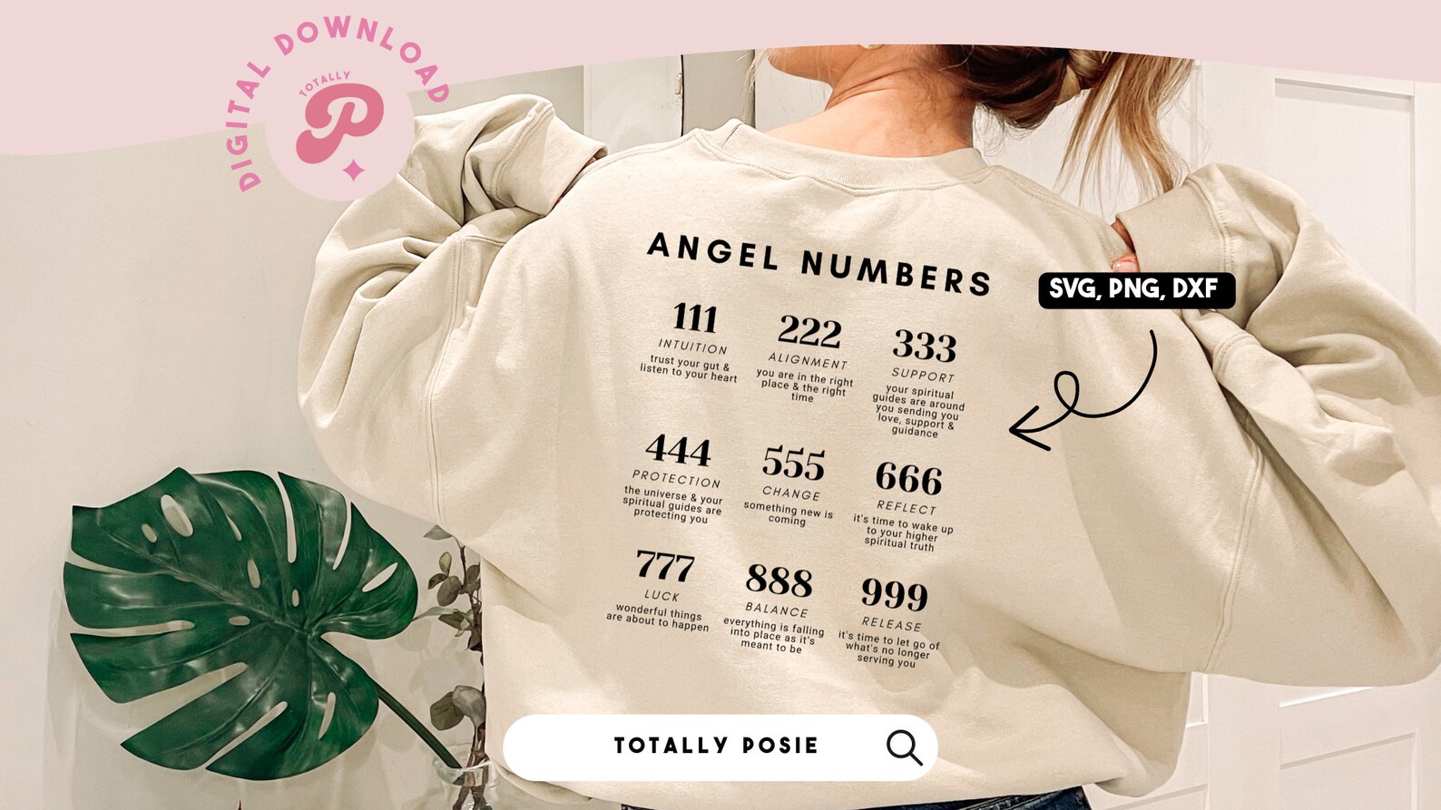 Angel Numbers SVG | Angel Aesthetic SVG, Spiritual, Trendy, Lucky ...