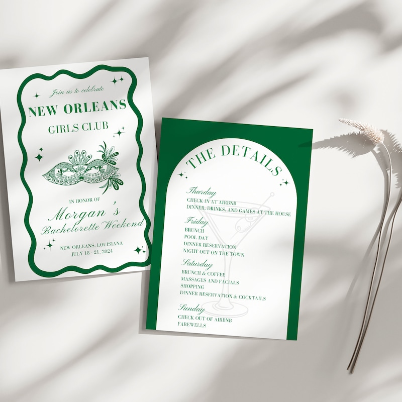 New Orleans Invite - Etsy
