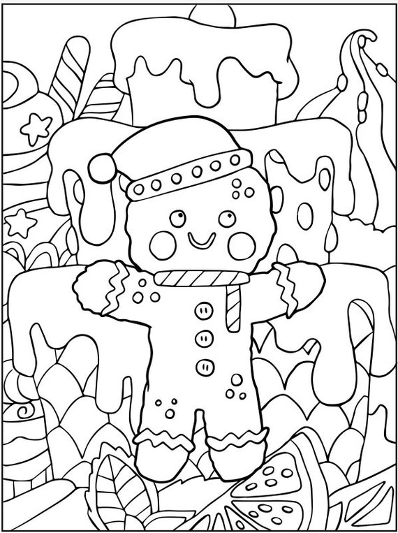 150 Coloring Pages for Young Children christmas - Etsy