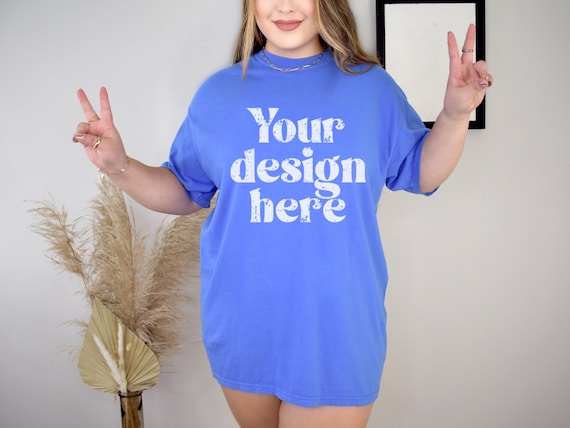 C1717 Mockup, Comfort Colors Mock Ups, T-shirt Mockup, Oversized